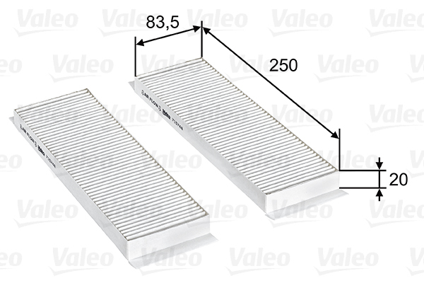 Filter vnútorného priestoru VALEO