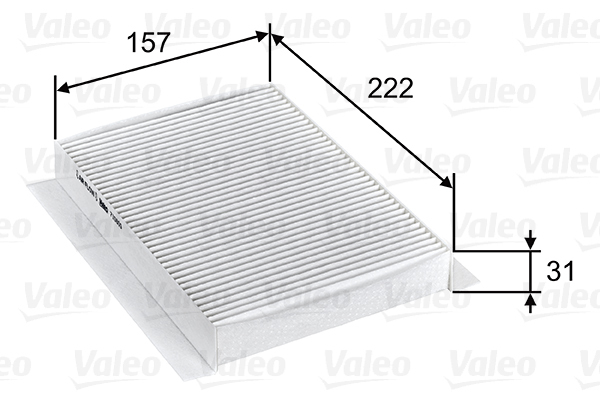 Filter vnútorného priestoru VALEO