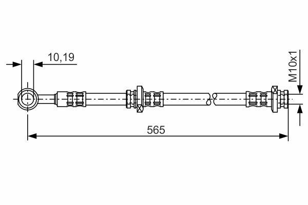 Brzdová hadica BOSCH