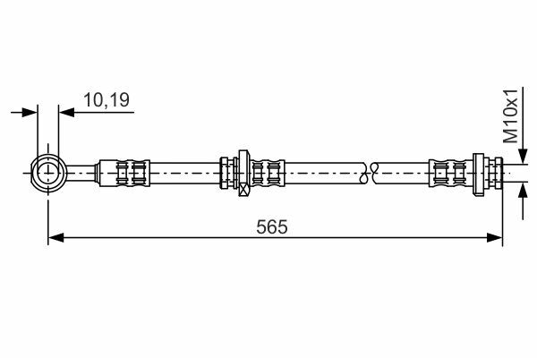 Brzdová hadica BOSCH