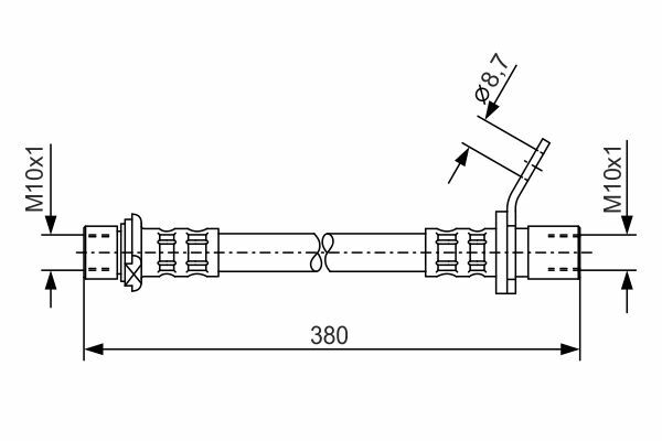 Brzdová hadica BOSCH