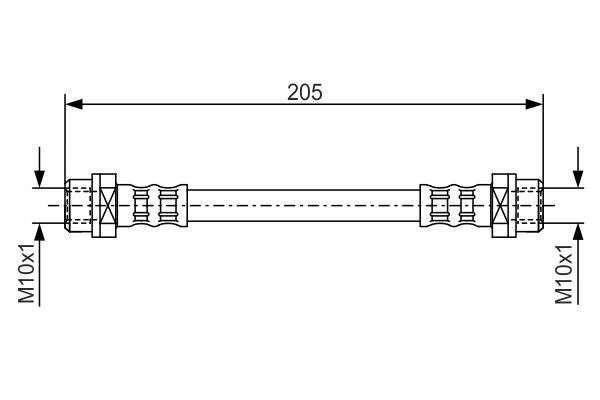 Brzdová hadica BOSCH