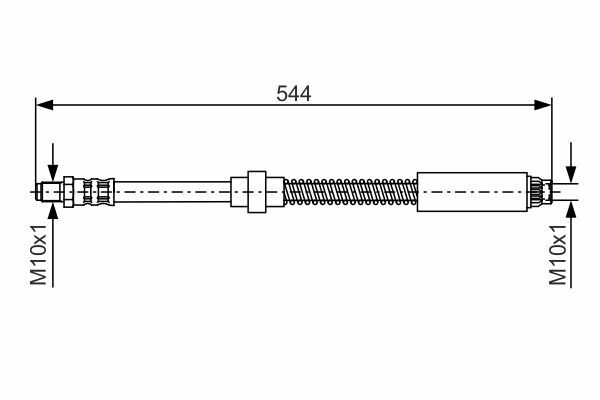 Brzdová hadica BOSCH