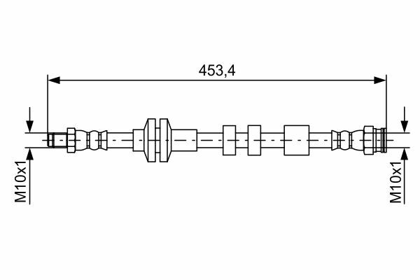 Brzdová hadica BOSCH