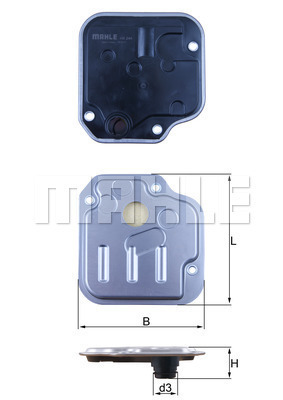 Hydraulický filter automatickej prevodovky KNECHT