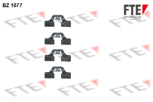 Sada príslużenstva oblożenia kotúčovej brzdy FTE