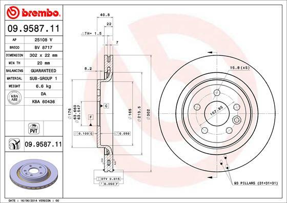 Brzdový kotúč BREMBO