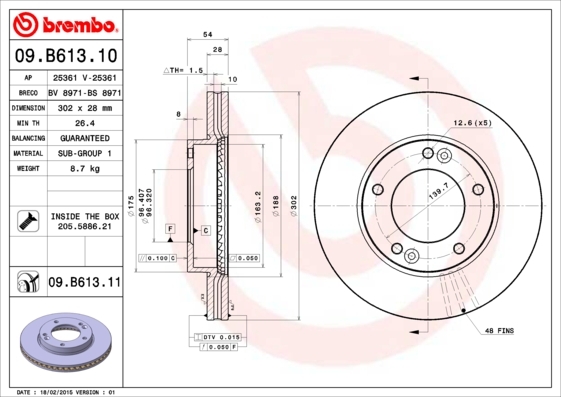 Brzdový kotúč BREMBO