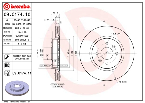 Brzdový kotúč BREMBO