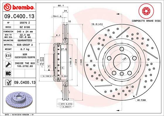 Brzdový kotúč BREMBO