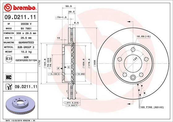 Brzdový kotúč BREMBO