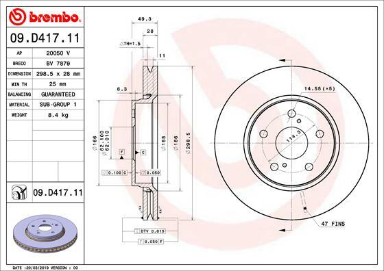 Brzdový kotúč BREMBO