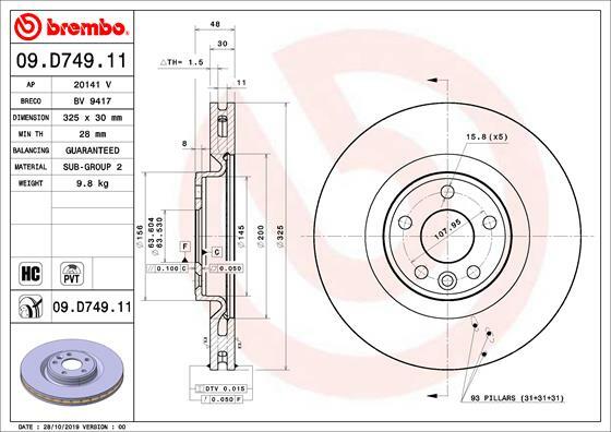 Brzdový kotúč BREMBO