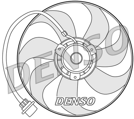 Ventilátor chladenia motora DENSO