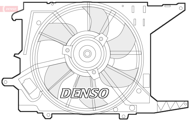 Ventilátor chladenia motora DENSO