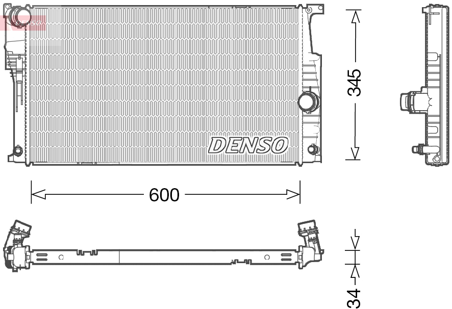 Chladič motora DENSO