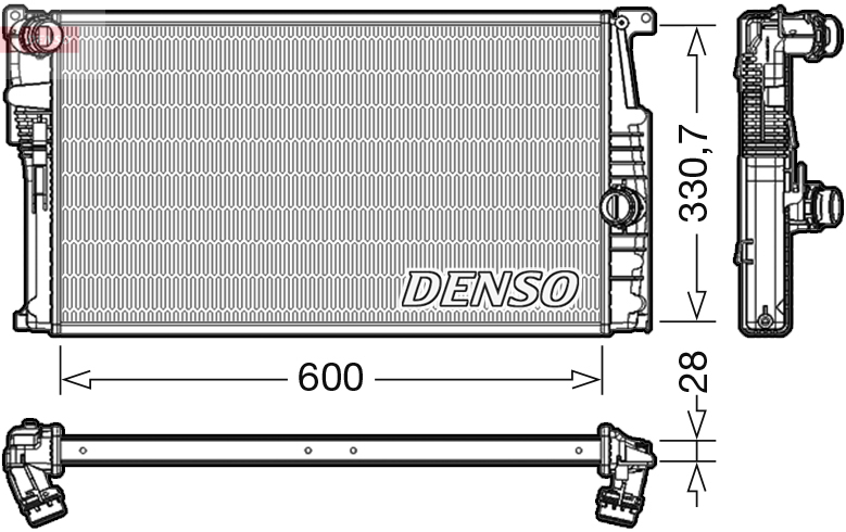 Chladič motora DENSO