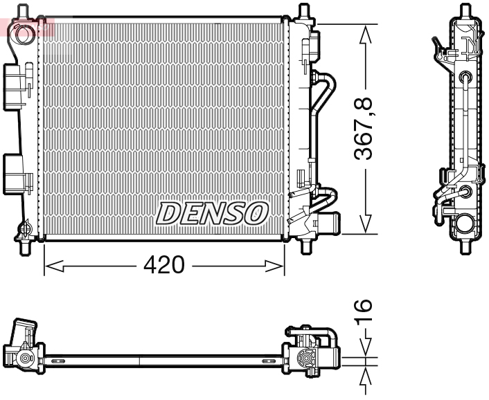 Chladič motora DENSO