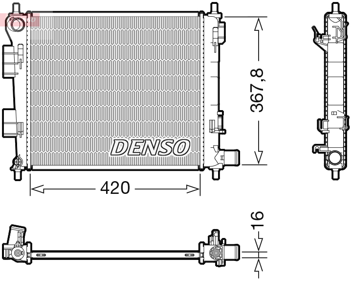 Chladič motora DENSO