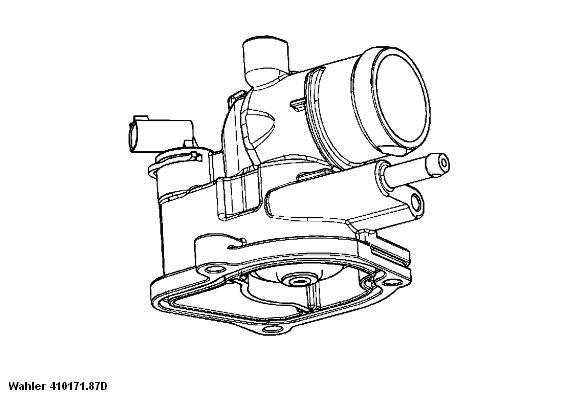 Termostat chladenia BorgWarner (Wahler)