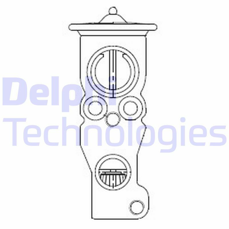 Expanzný ventil klimatizácie DELPHI