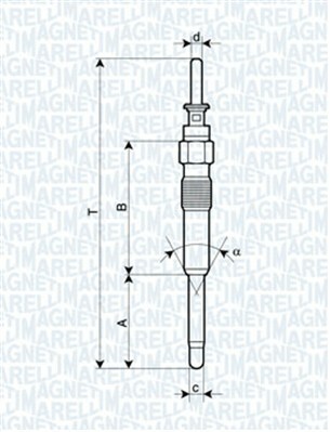 żeraviaca sviečka MAGNETI MARELLI