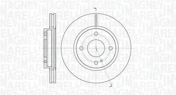 Brzdový kotúč MAGNETI MARELLI