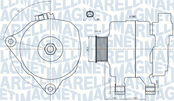 Alternátor MAGNETI MARELLI