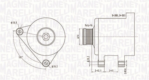 Alternátor MAGNETI MARELLI