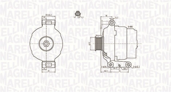 Alternátor MAGNETI MARELLI