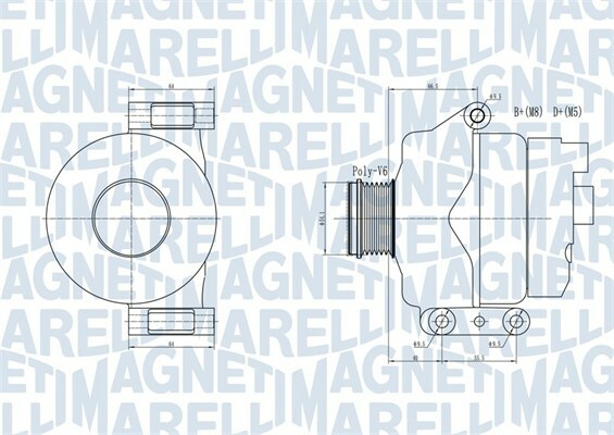 Alternátor MAGNETI MARELLI