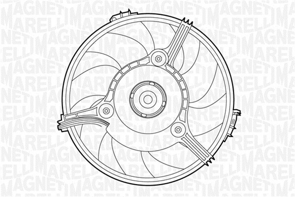 Ventilátor chladenia motora MAGNETI MARELLI