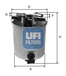 Palivový filter UFI