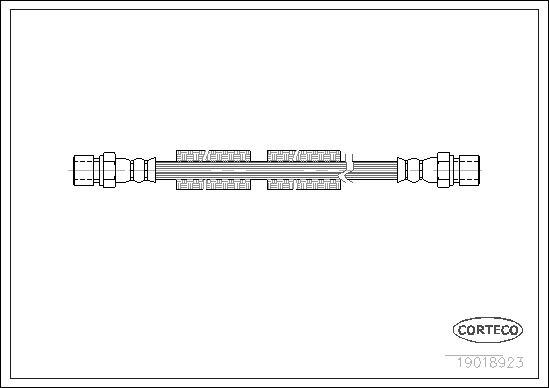 Brzdová hadica CORTECO