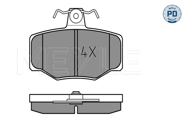Sada brzdových platničiek kotúčovej brzdy MEYLE