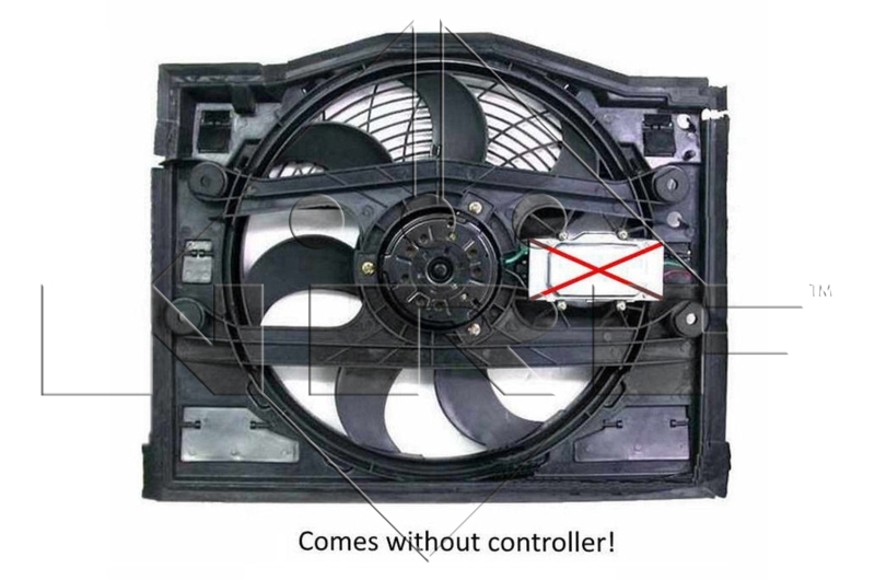 Ventilátor chladenia motora NRF