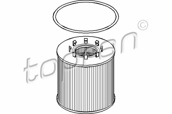 Olejový filter TOPRAN