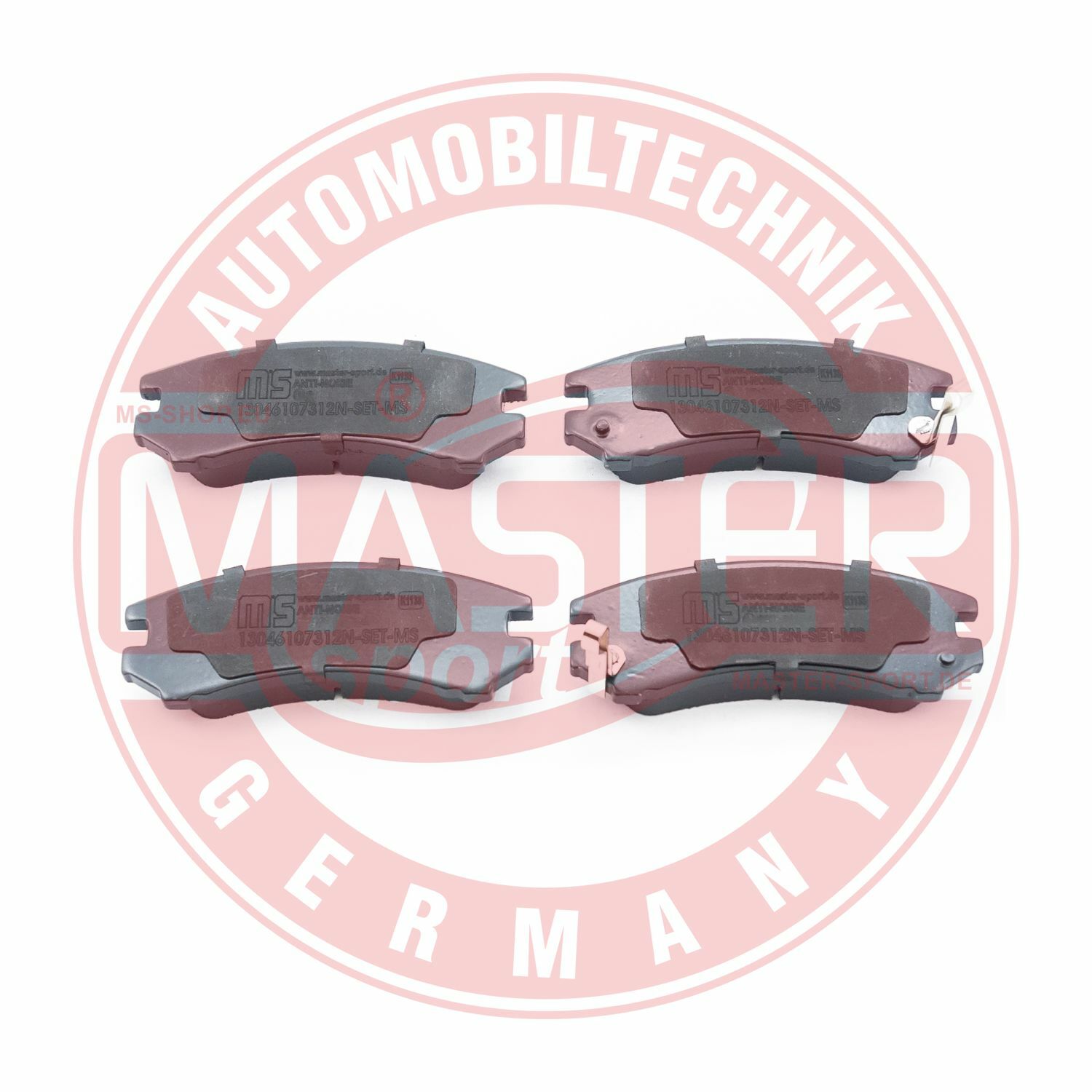 Sada brzdových platničiek kotúčovej brzdy MASTER-SPORT GERMANY