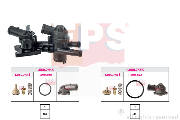 Termostat chladenia EPS