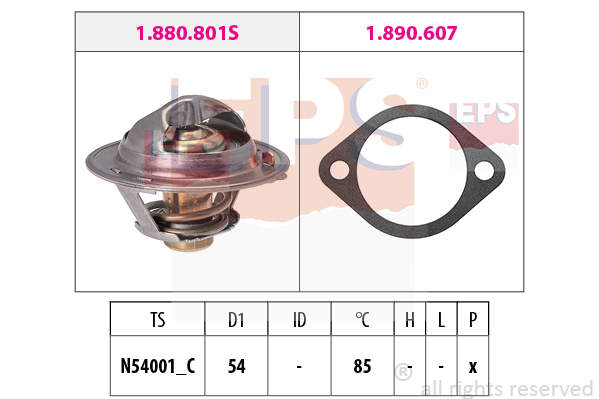 Termostat chladenia EPS