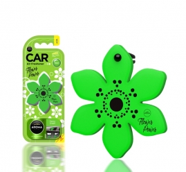 Osviežovač vzduchu AROMA CAR FLOWER POWER Fancy Green Polymér
