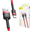 Kábel USB na USB-C Baseus Cafule 1,5A 1m červený