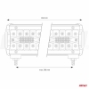 Pracovné LED svetlo AWL29 160LED COMBO 9-36V