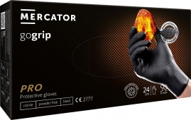 Nitrilové rukavice GoGrip čierne veľkosť XXL, 50 ks