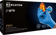 Nitrilové rukavice GoGrip modré veľkosť S, 50 ks