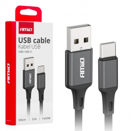 Kábel USB na USB-C 2A 100cm FullLINK AMIO-03899